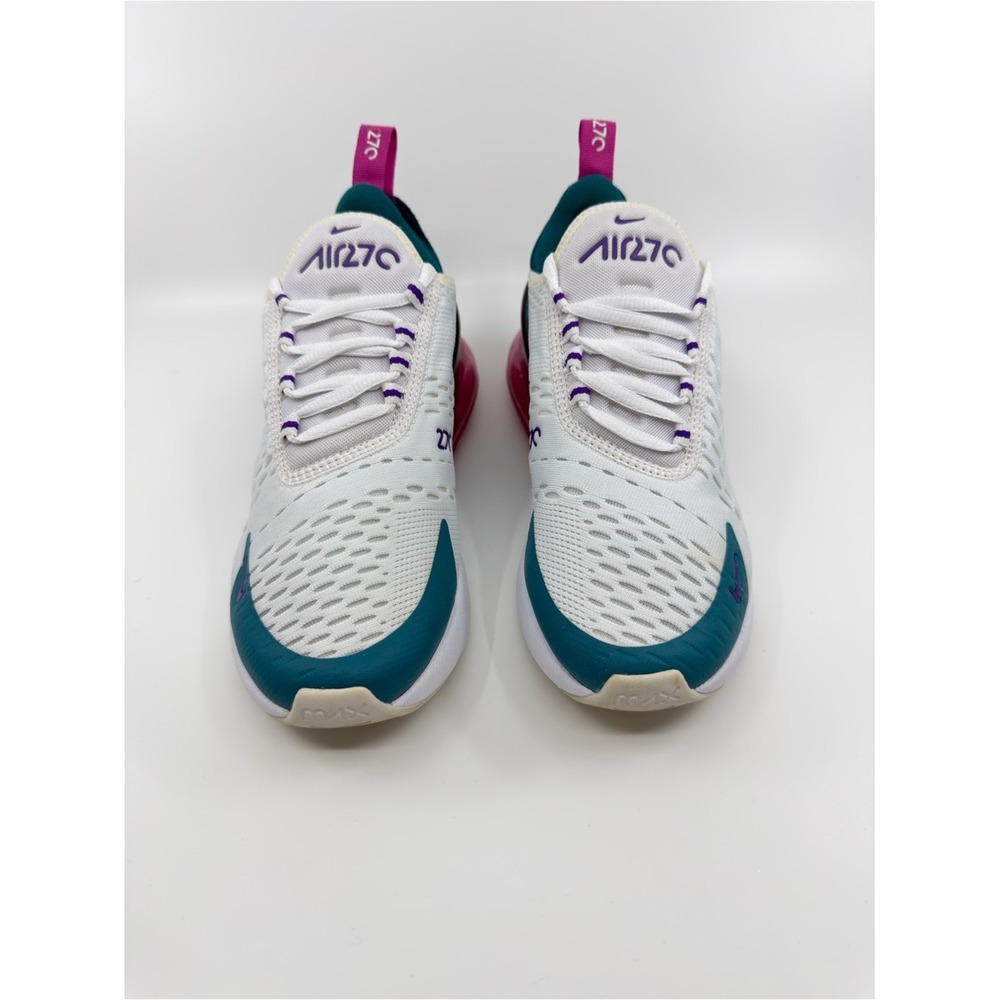 Nike Women's Air Max 270 SZ 6 Teal Purple Pink AH6789-108 - Picture 2 of 10